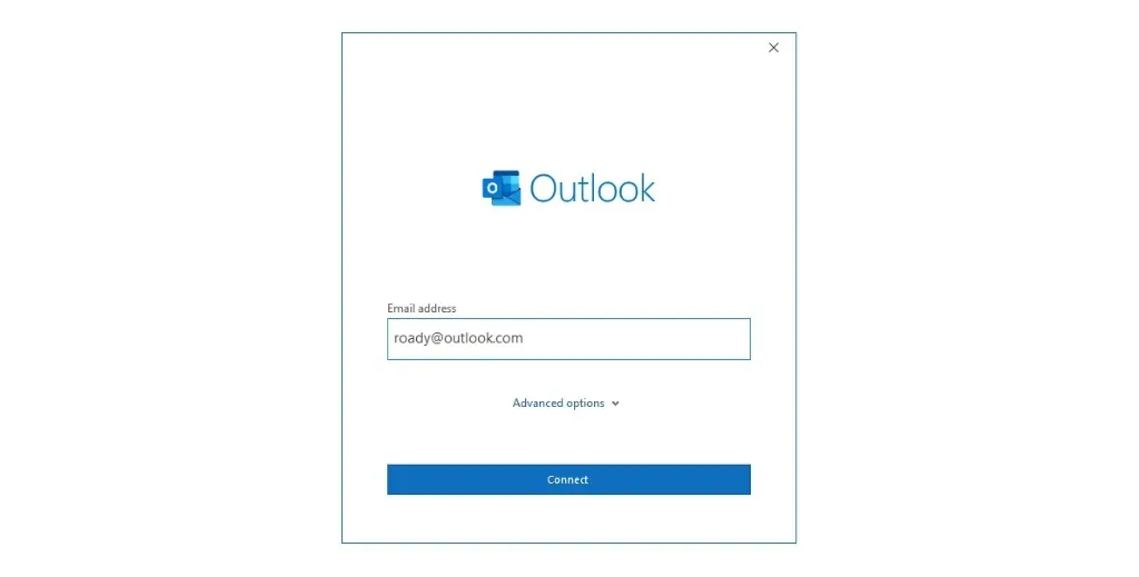 Change Outlook password