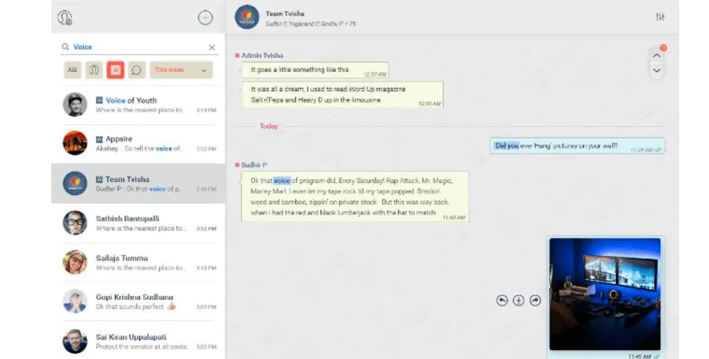 Troop Messenger desktop sharing collaboration