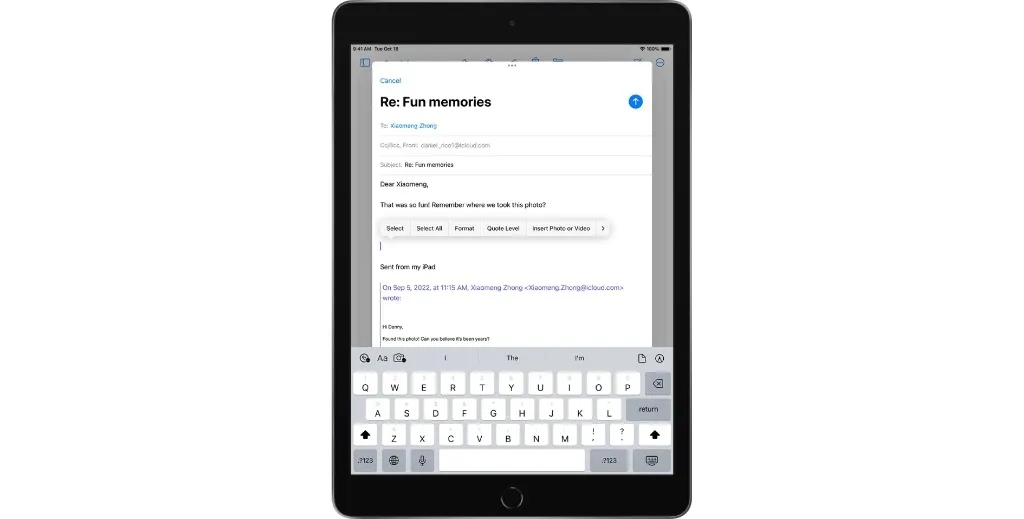 How to add attachments to an email on iPhone or iPad